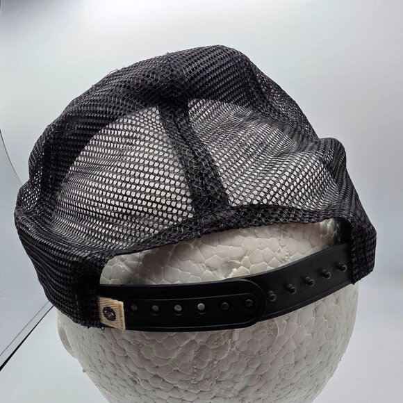 Roxy Womens Black White Floral Trucker Hat Casual Outdoors Lightweight Outdoors - Picture 3 of 8